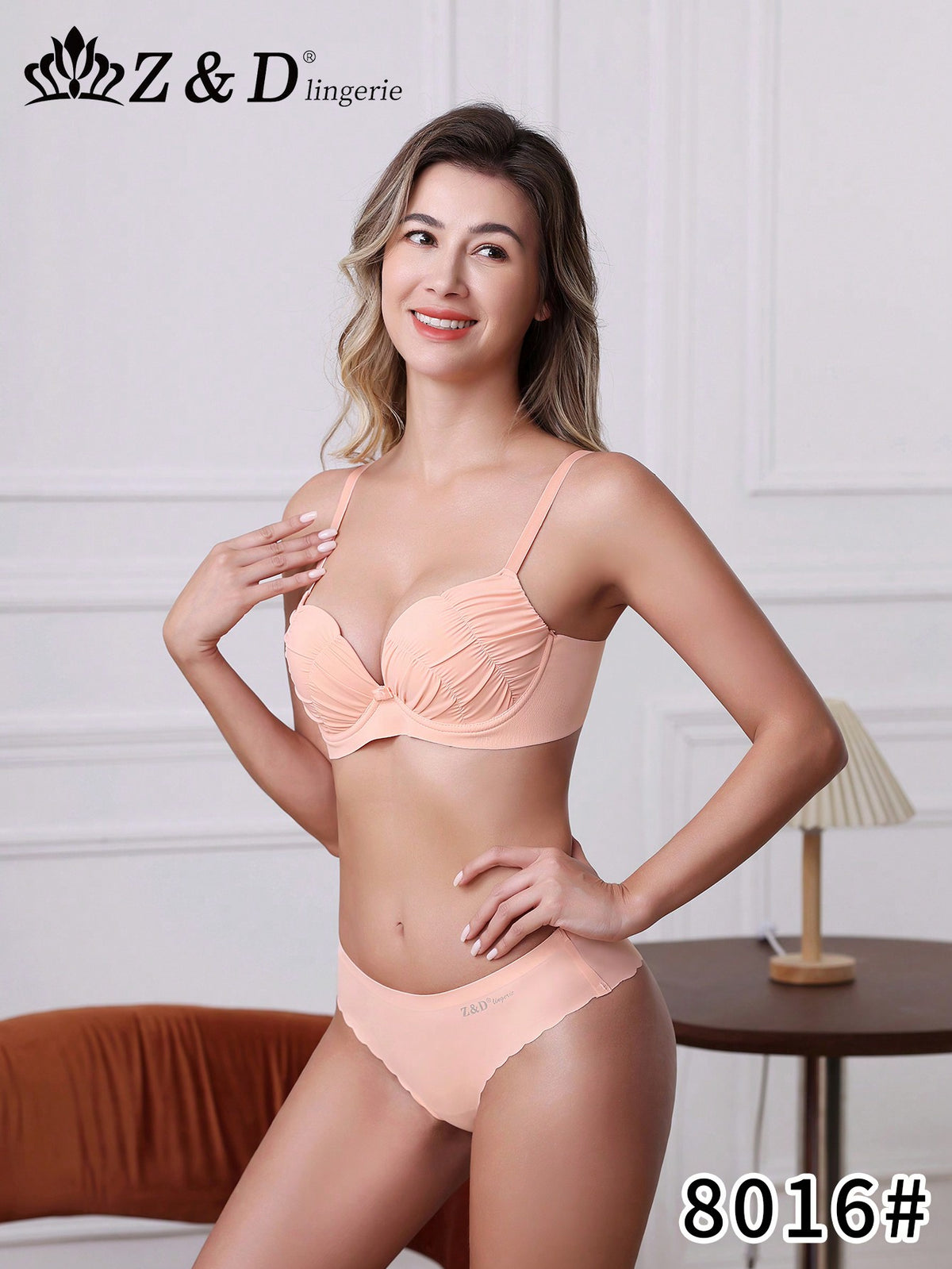 Lingerie Conjunto Com Aro E Bojo Calcinha Tanga