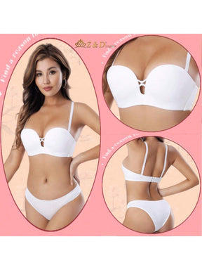 Lingerie Conjunto Sem Aro Com Bojo Calcinha Tanga