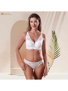 Lingerie Conjunto Com Aro Com Bojo E Renda Calcinha Tanga