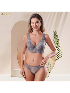 Lingerie Conjunto Com Aro Com Bojo E Renda Calcinha Tanga