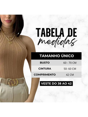 Regata Tricot Modal Frente Única