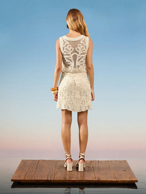 Top colete de tricot
